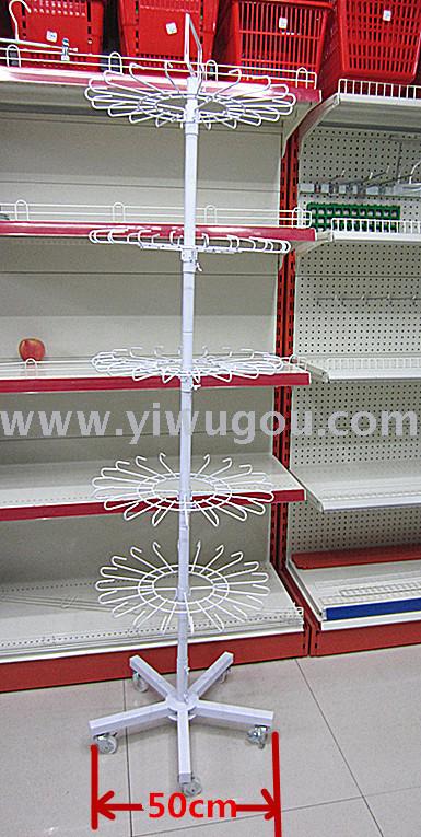 五层防盗架可旋转小饰品挂架手套袜子陈列挂架拆装方便饰品店专供详情图1