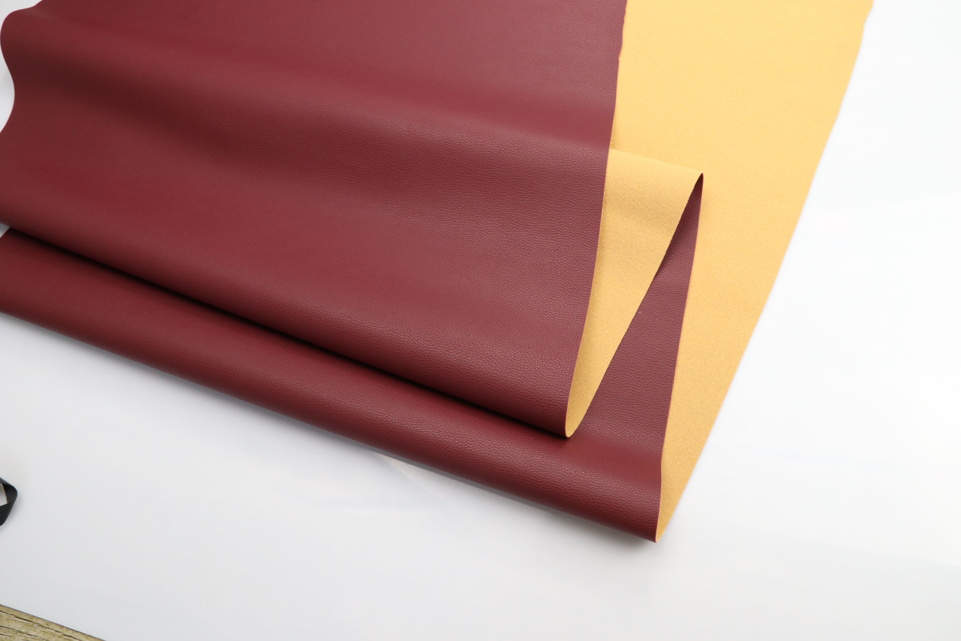 工厂直销现货pvc环保人造革细纹路箱包包装家居革面料详情图1