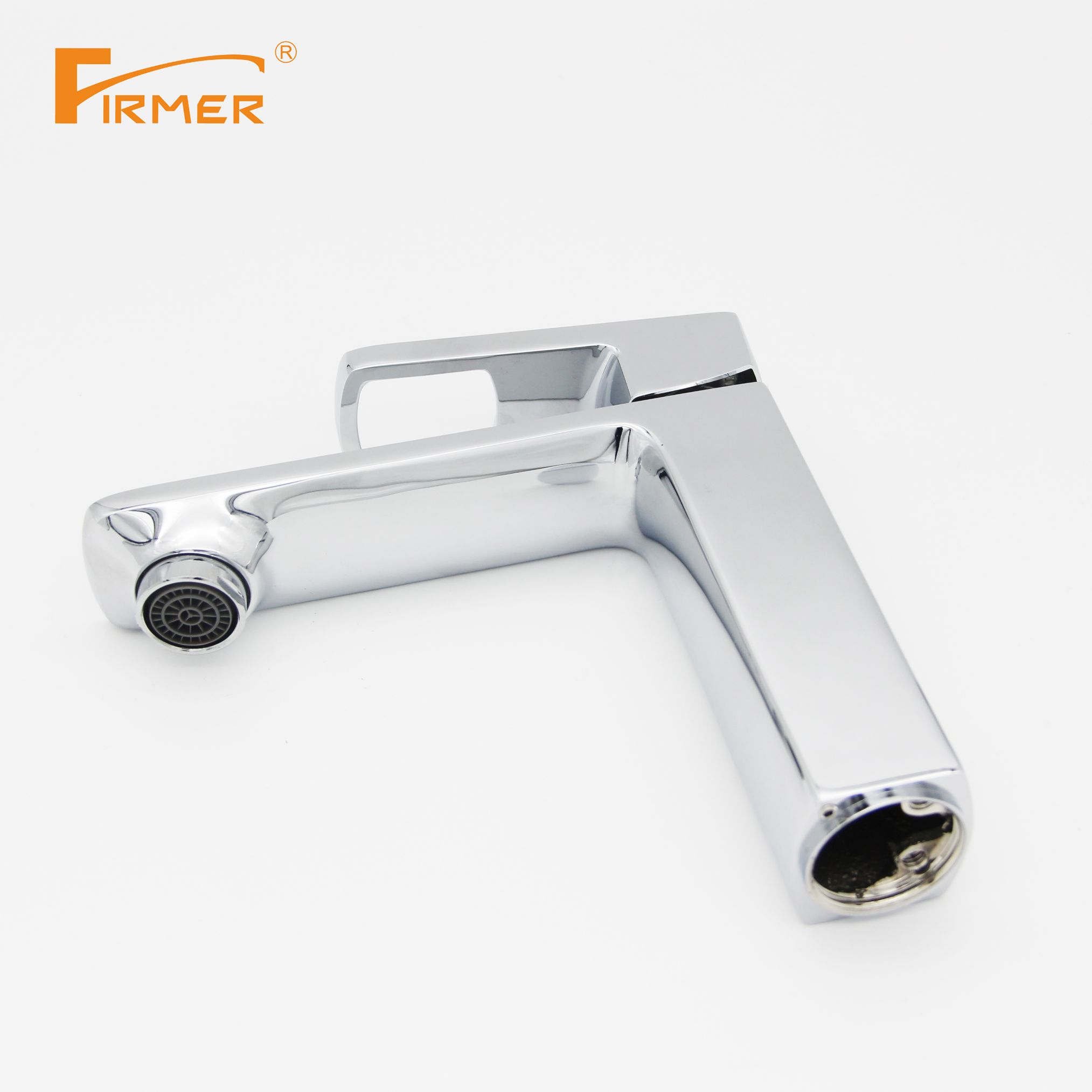FIRMER washbasin faucet, stainless copper hot and cold water washbasin, bathroom countertop, single-hole washbasin Application Scenario