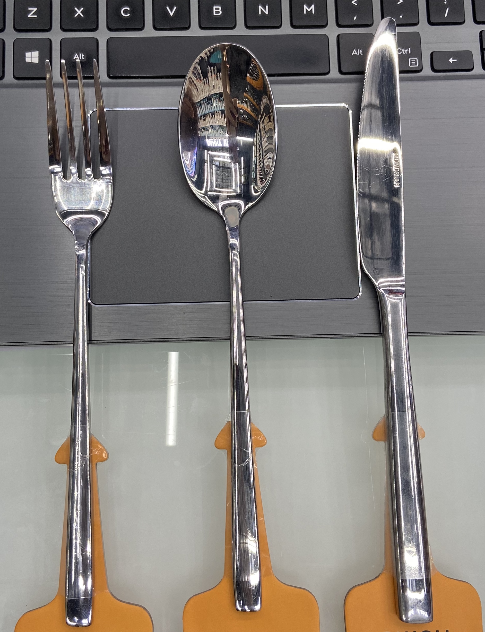 Stainless Steel Table Knife With Knife, Fork And Spoon details Picture