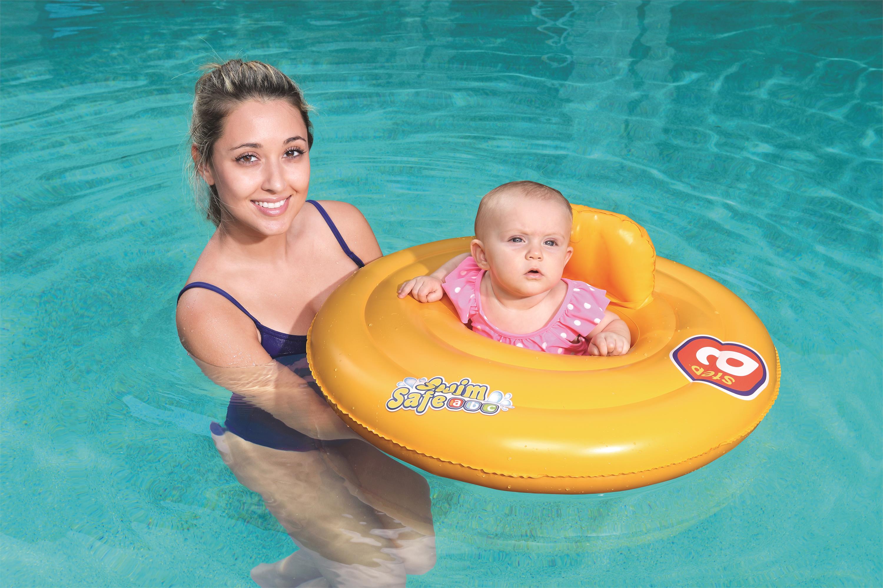 Swim Safe™ Φ27"/Φ69cm 尿布式婴儿座圈详情图1