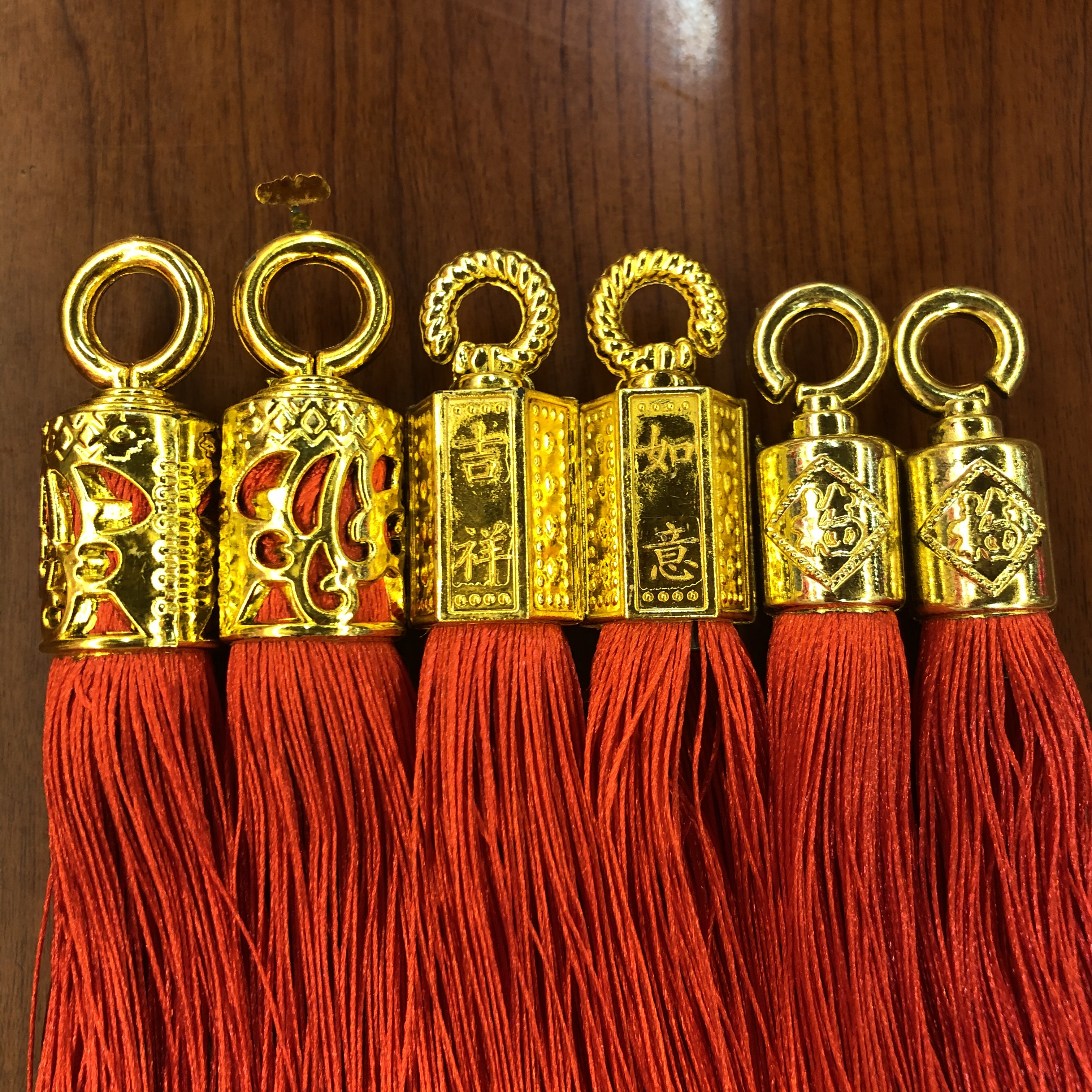 Borlas chapadas en oro de 18cm (traje mixto) details Picture