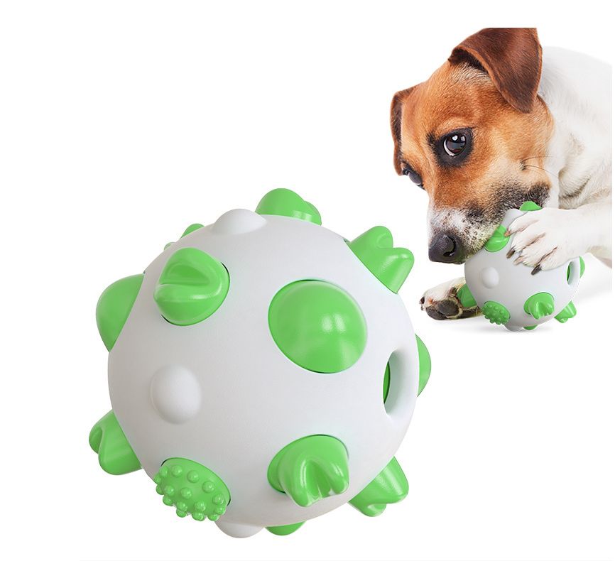 亚马逊新款宠物用品球形狗狗磨牙棒玩具耐啃咬骨头牙刷狗玩具详情图6
