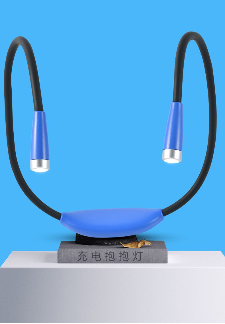 Holding lamp neck gradient non-pole dimmer universal shape three-color temperature-changing flexible hose reading lamp
