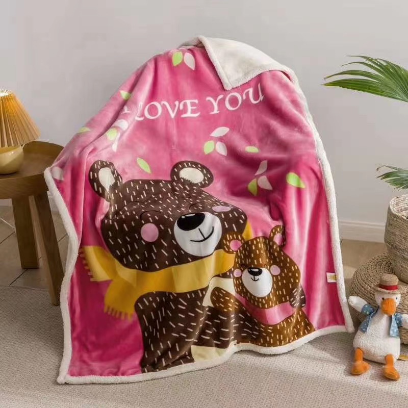 Lamb wool children's blanket series 8