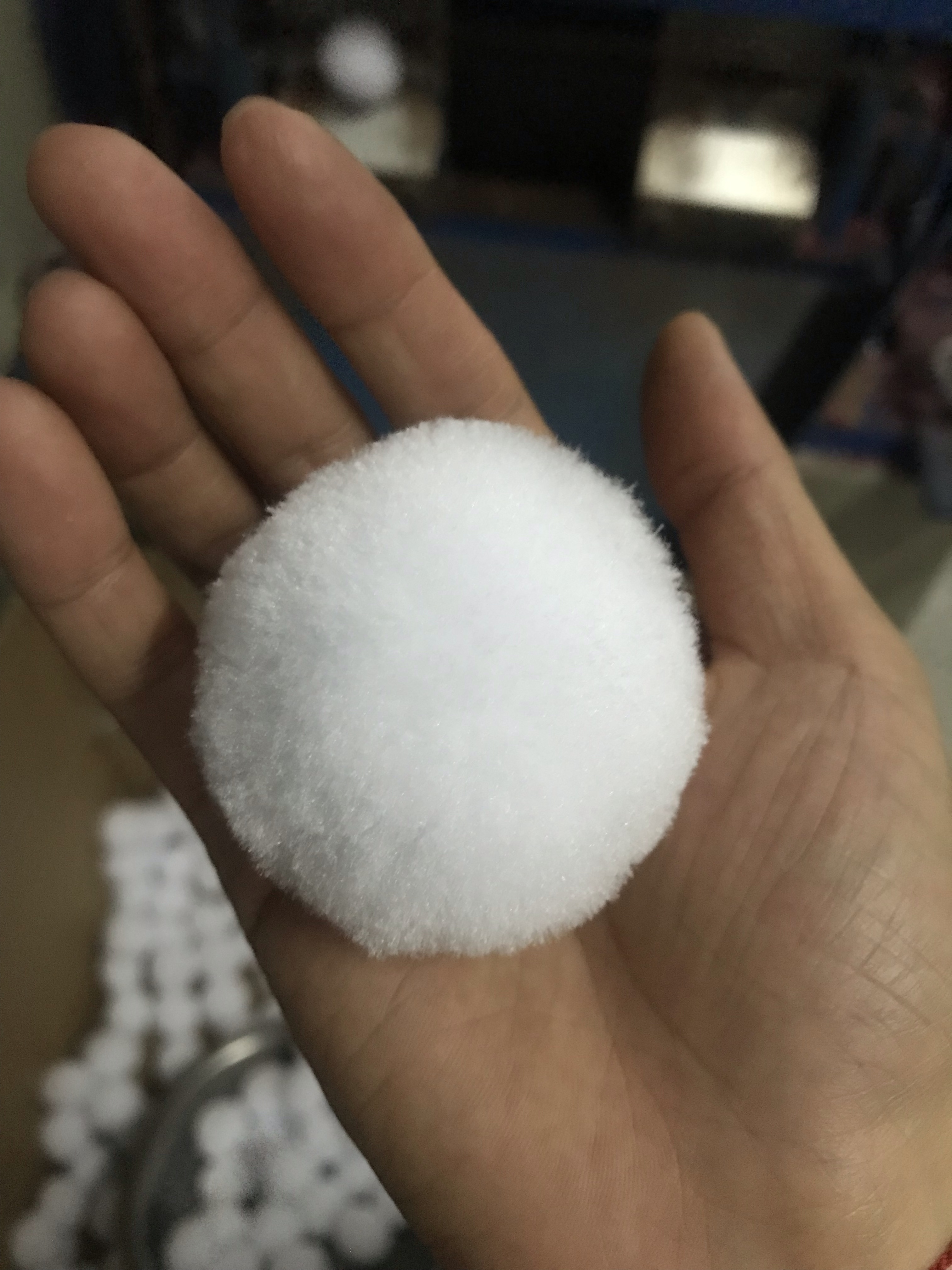 5.5公分假毛填充毛球 白色大毛球 圣诞毛球 DIY服装辅料配饰毛毛球详情图9