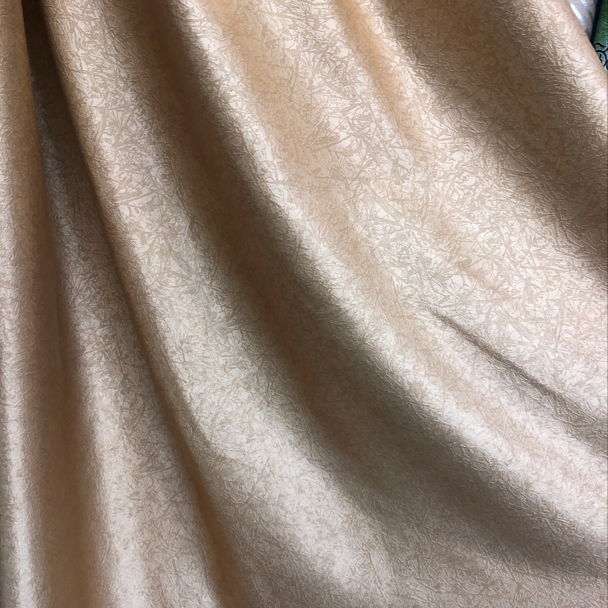 Door Width 2.8 Meters New Plain Embossed Curtain B