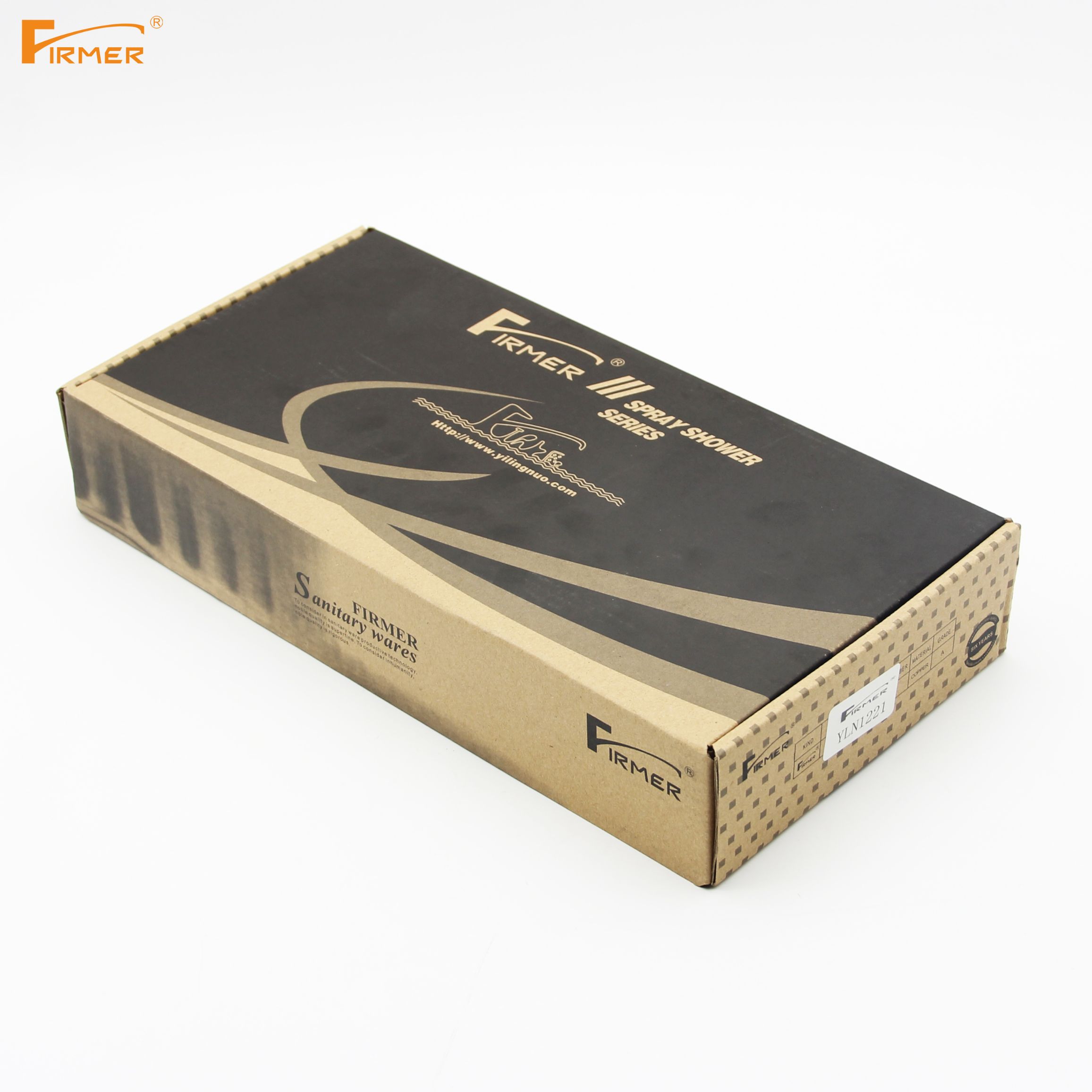 The FIRMER copper wall-mounted single-hole mixing valve with rotatable sink faucet from Yilinuo Item Picture