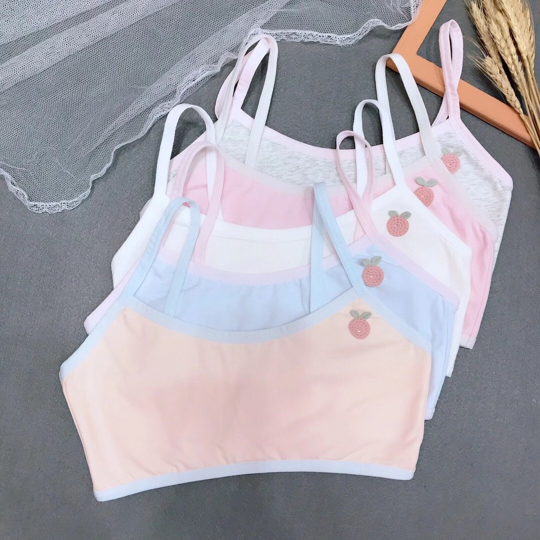 Girls vest 5251 girls Underwear Junior middle school senior middle school girls 12-15 years of age during the development period of small vest large girls and children bras thumbnail