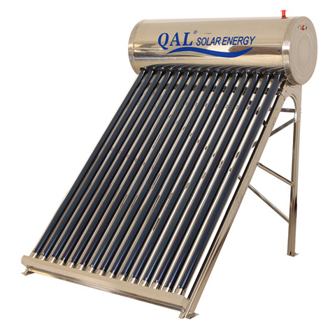 太阳能热水器非承压不锈钢10管100L solar water heater详情3