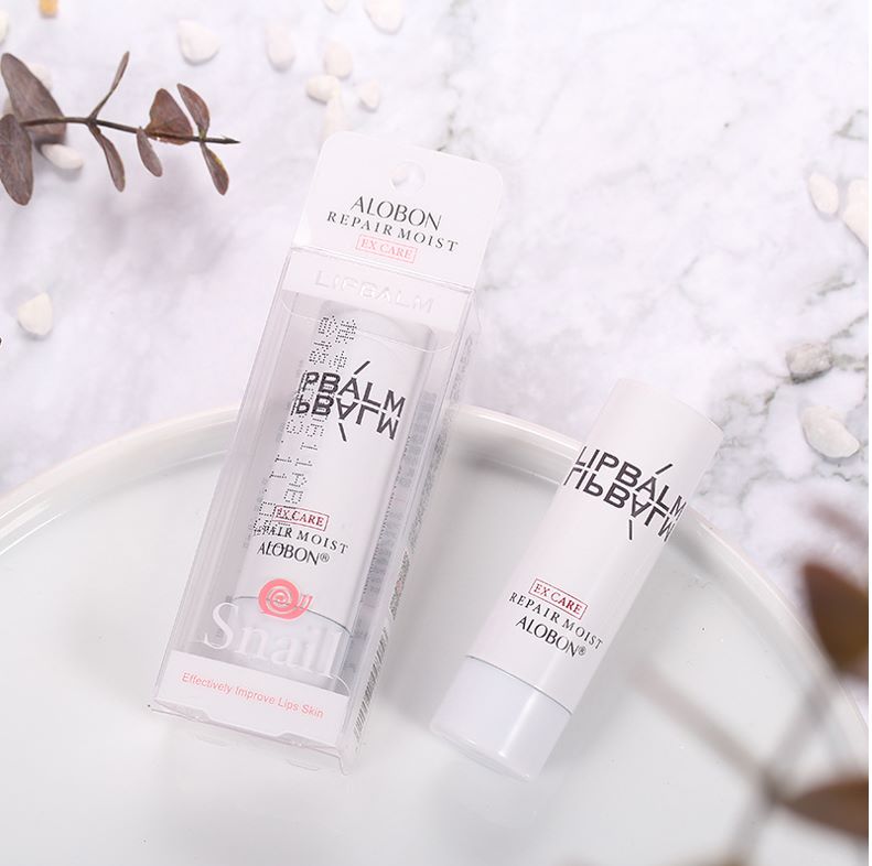 ALOBON Snail Moisturizing Lip Balm. Alobon Lip balm nourishes the lips, making them moist and colorless detail image 2