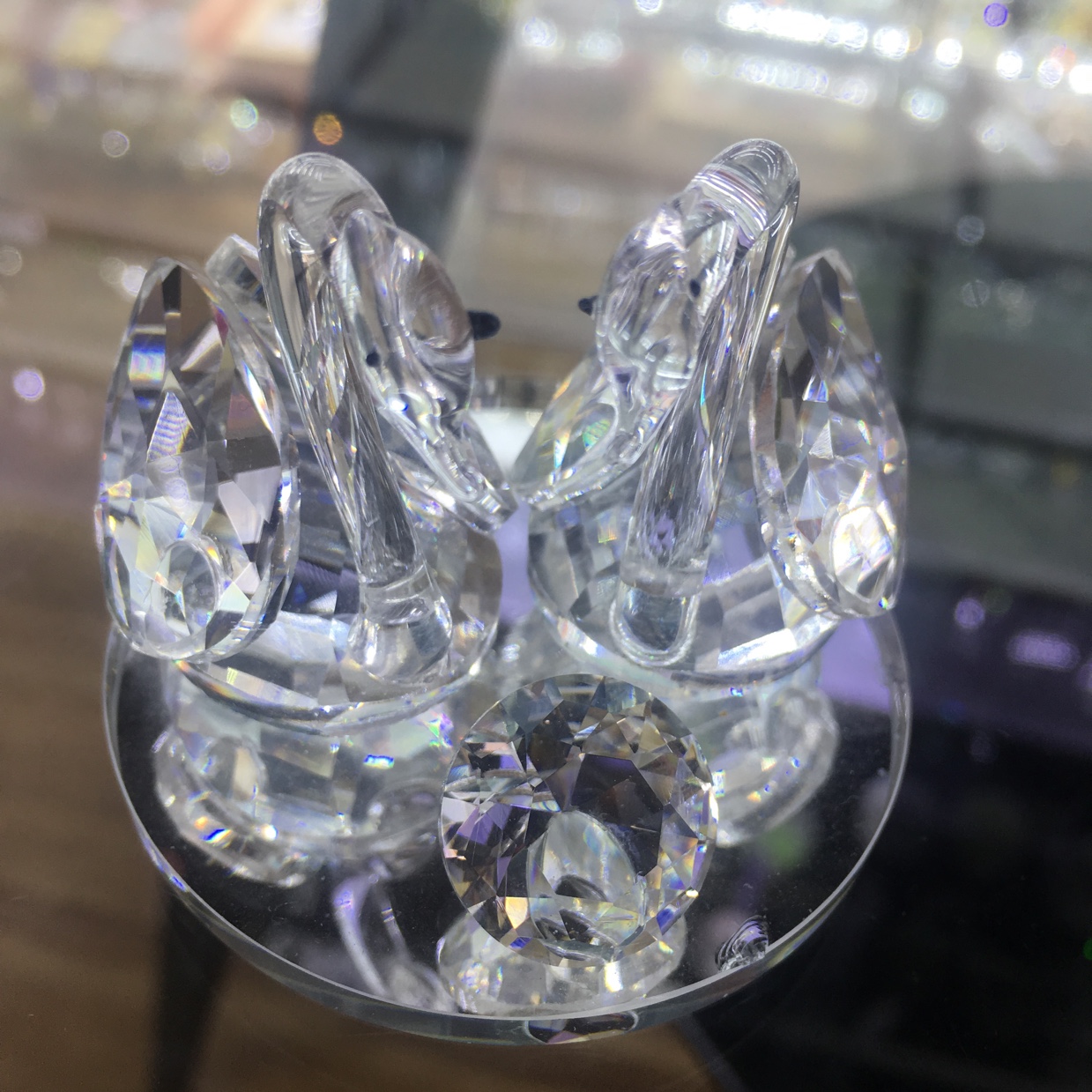 小号圆镜底双天鹅