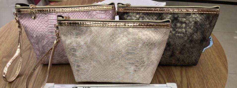 化妆包 条纹六角包条纹八角包化妆包