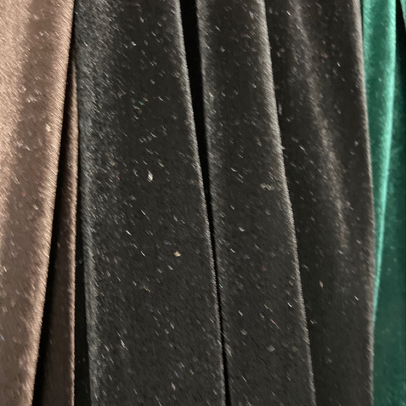 Black Solid Color Korean Cashmere Clothing Fabric Decoration Arts And Crafts Headdress Fabric Multi-Color Optional Specification drawing