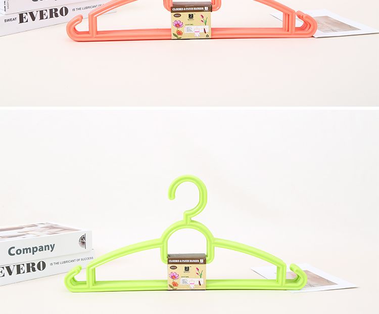 旭峰 品牌厂直销实心塑料衣架多用途晾挂成人宽衣架女士服装围巾加厚晾晒架详情图11