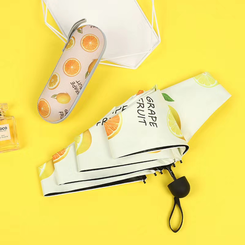 Sun Umbrella, Female Sunscreen, Uv Protection, Rain Umbrella, Umbrella, Folding, Mini, Small, Easy To Carry undefined