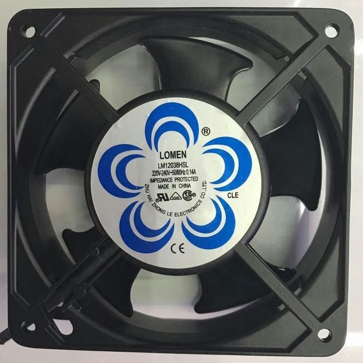 Cooling fan 12038 12cm 110V/ 220V /380V cabinet silent axial flow fan small fan detail image 1