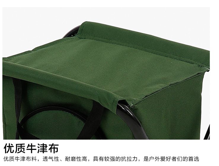 Camouflage cross stool with bag pic 3