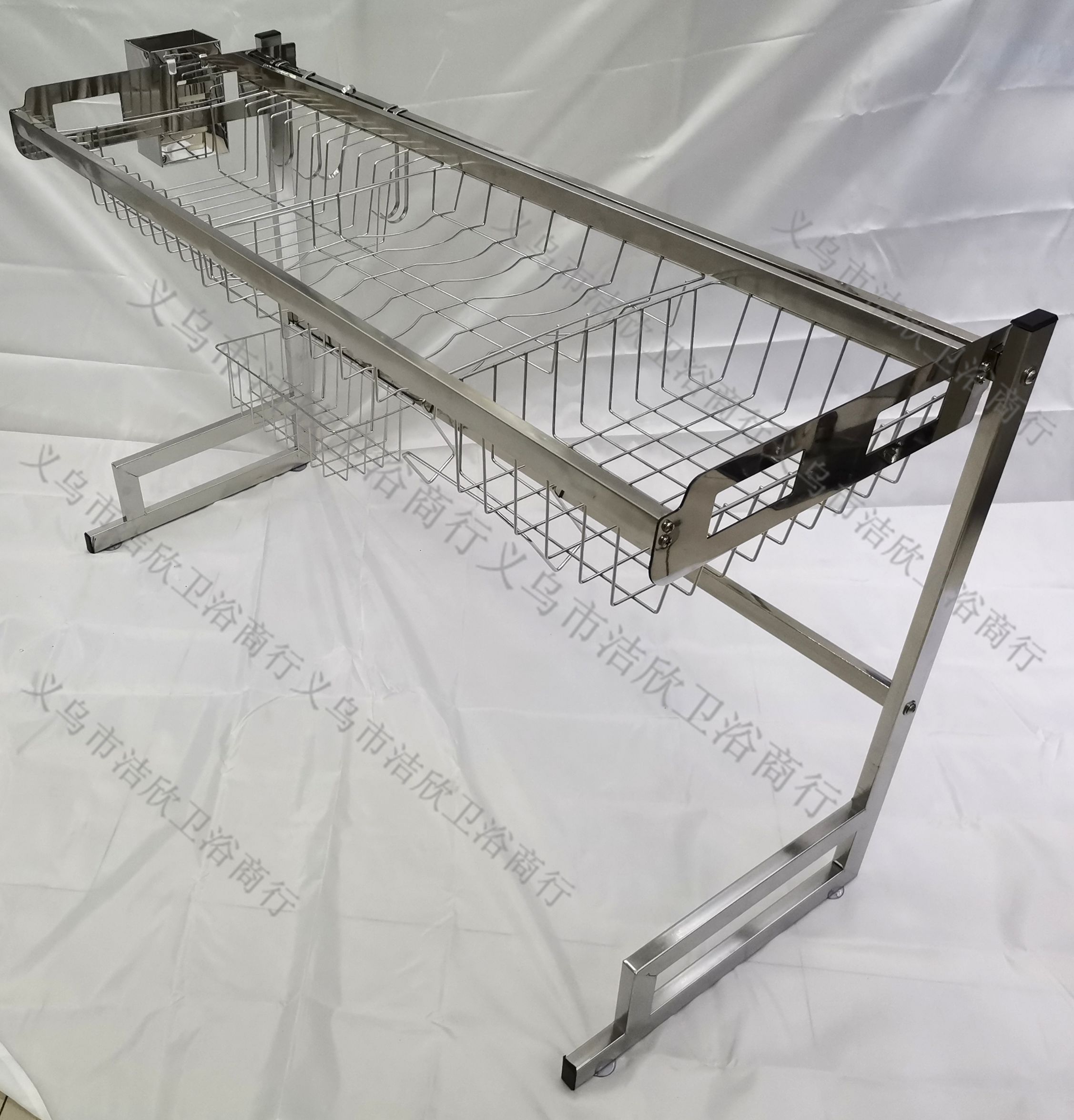 【可议价】水槽架 碗碟沥水架 碗架 不锈钢碗架 网红水槽架65b详情图3