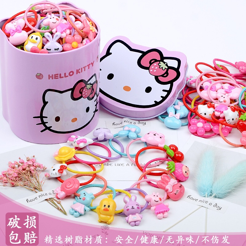 精日美饰品配件，儿童发饰卡通bb夹发卡皮筋头饰厂家热销女童夹子小皮套地摊热卖