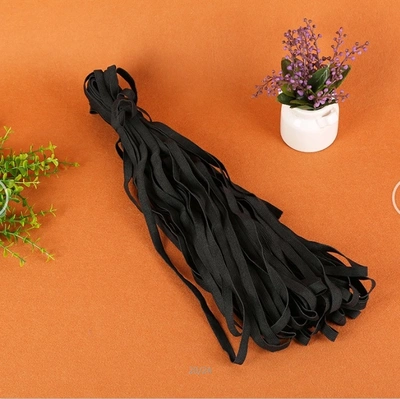 Fine Black Accessories Clothing Fine Elastic Riding Belt Black And White Shoes Cuff Waistband Knitted Elastic Elastic Wide Crochet Elastic Band