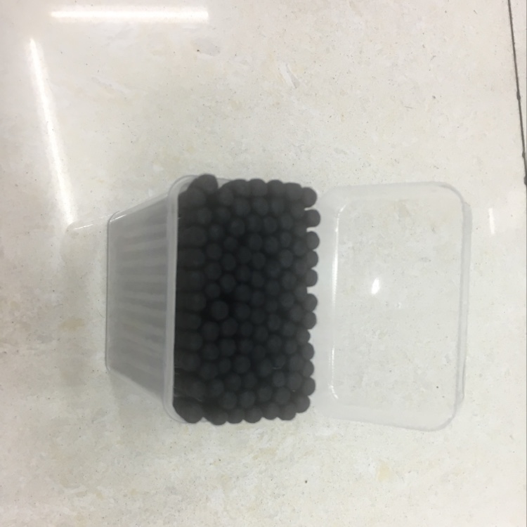100 bamboo charcoal paper sticks green cotton swabs details Picture