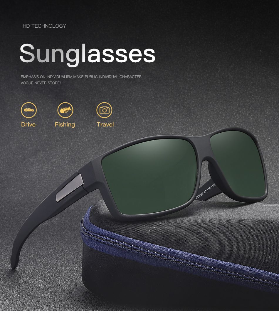 2020 sunglasses fashion men's driving fishing special glasses polaroid sunglasses thumbnail