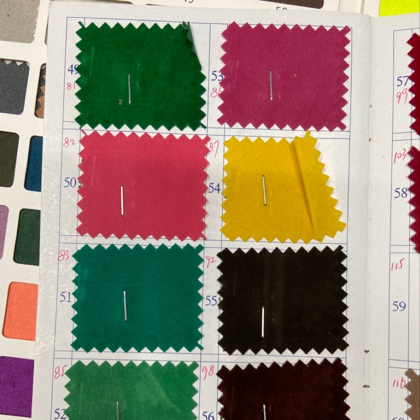 Black Deerskin Flannelette Fabric Clothing Fabric Decorative Arts And Crafts Multi-Color Options Application Scenario