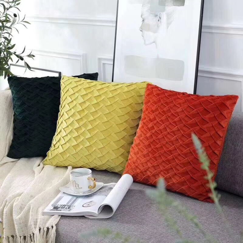 Combination embroidered throw pillow thumbnail