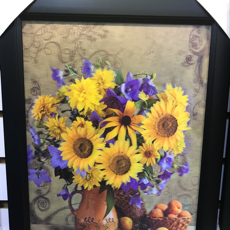 Framed fruit flowers