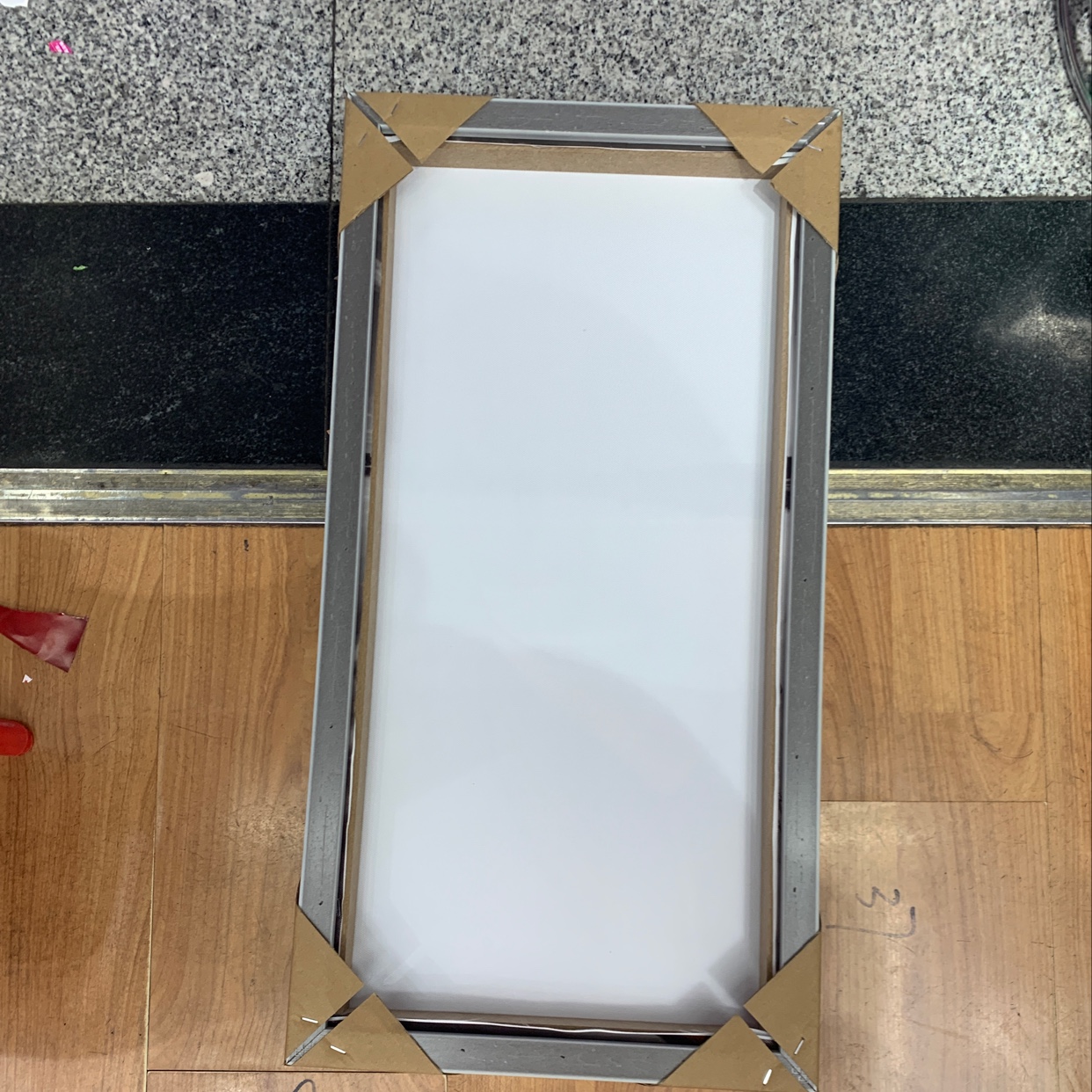 L-frame oilcloth painting -13 details Picture