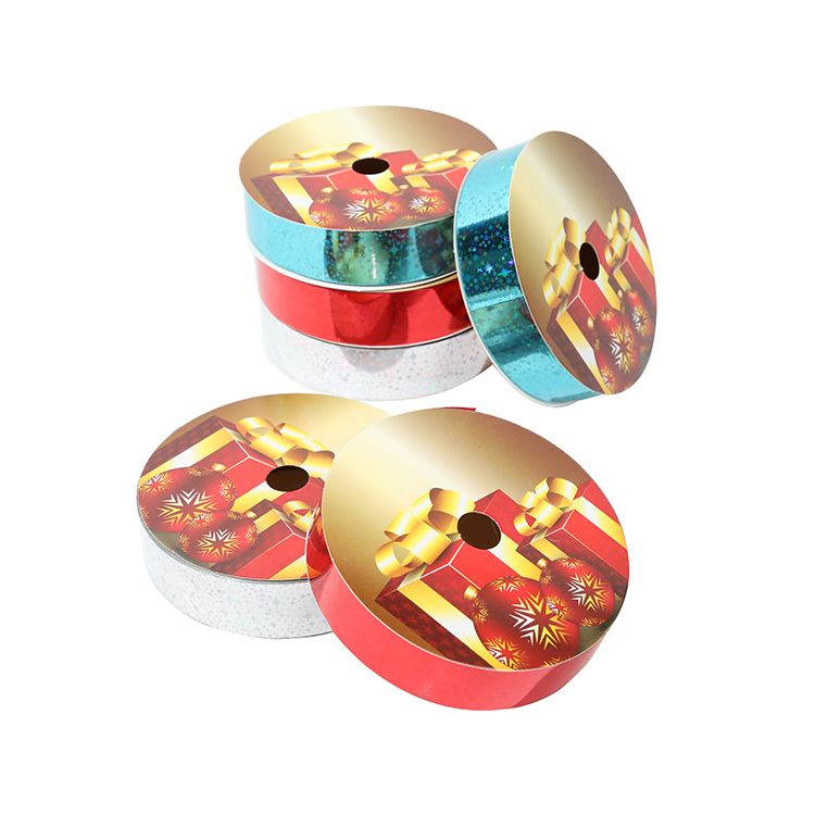 2.5CM*25M 6个/OPP 镭射五星塑料彩带厂家直销详情图4