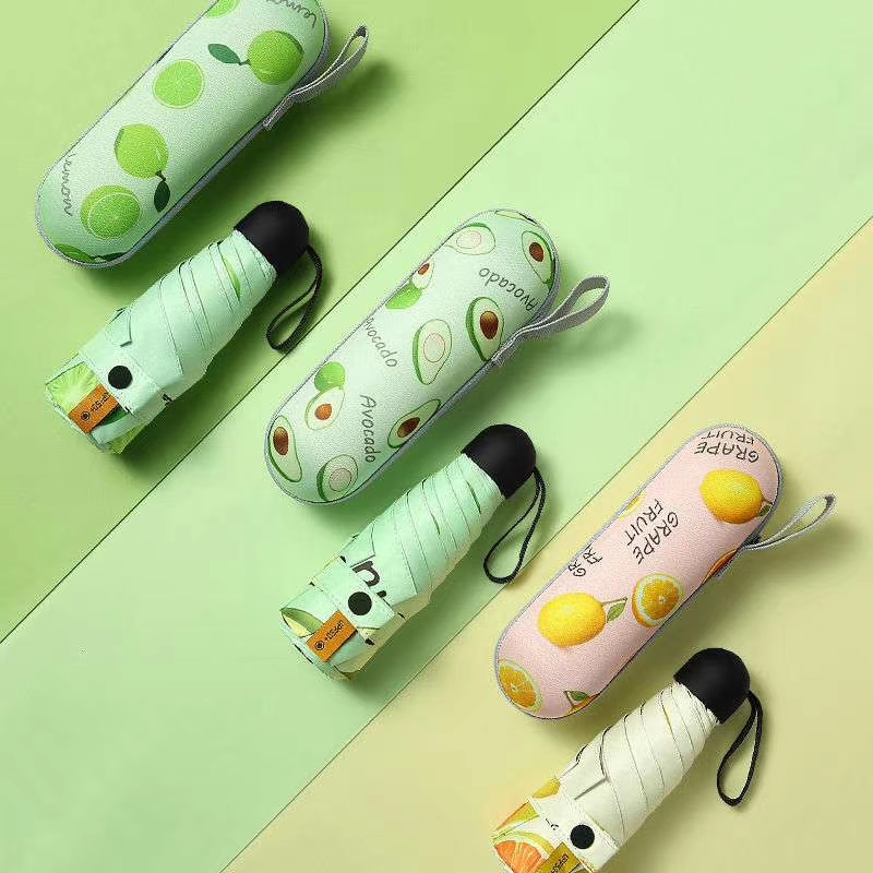 Sun Umbrella, Female Sunscreen, Uv Protection, Rain Umbrella, Umbrella, Folding, Mini, Small, Easy To Carry undefined