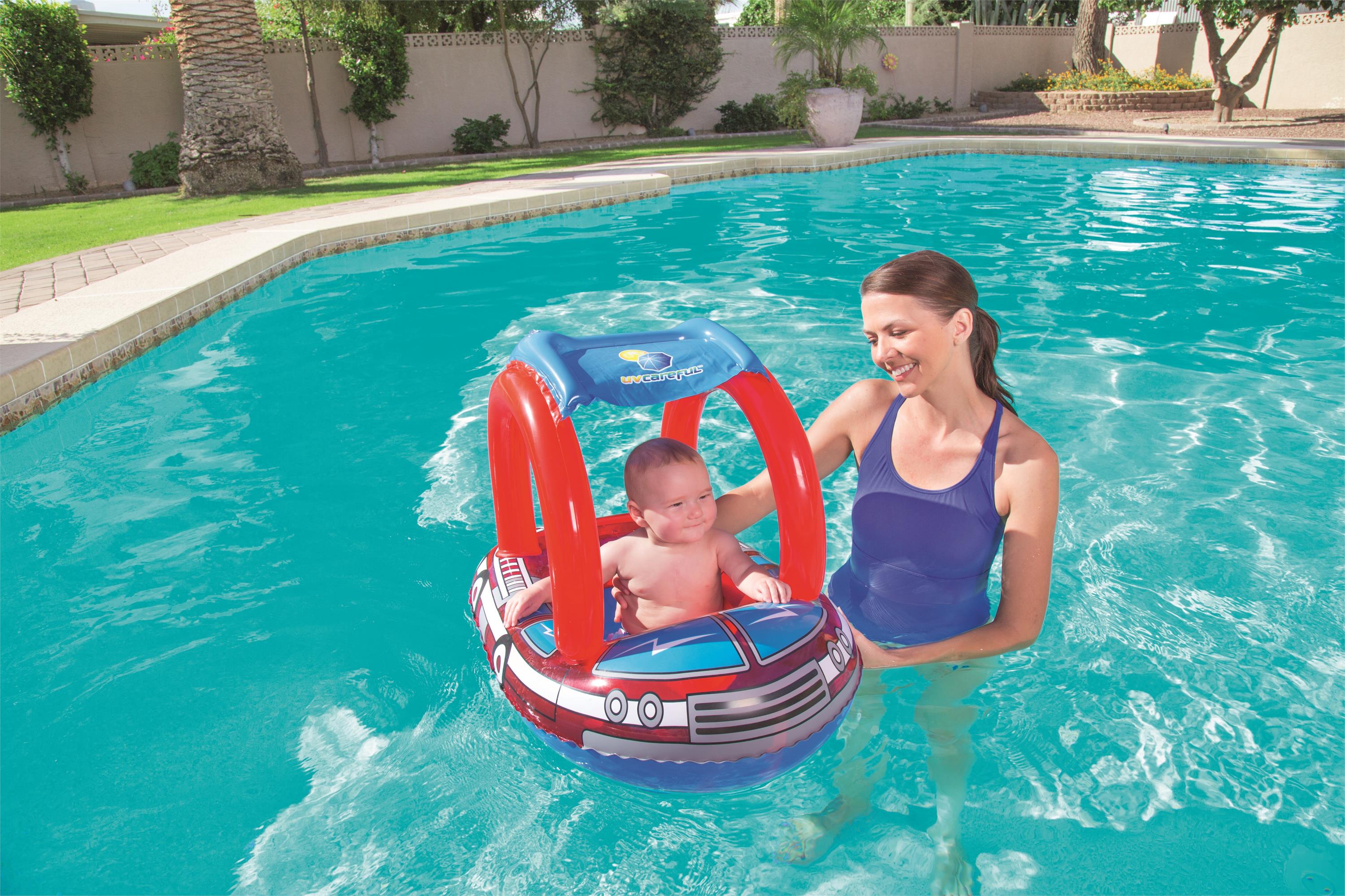 UV Careful™ 32" x 23"/81cm x 58cm 消防车婴儿座圈