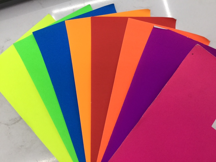 Fluorescent paper origami