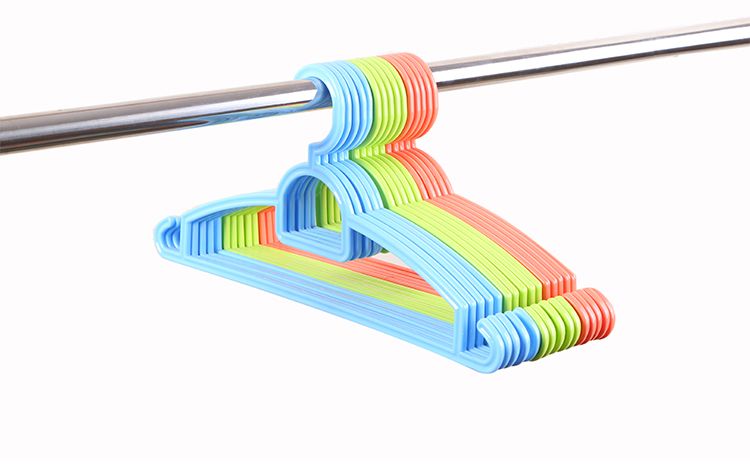 旭峰 品牌厂直销实心塑料衣架多用途晾挂成人宽衣架女士服装围巾加厚晾晒架详情图13