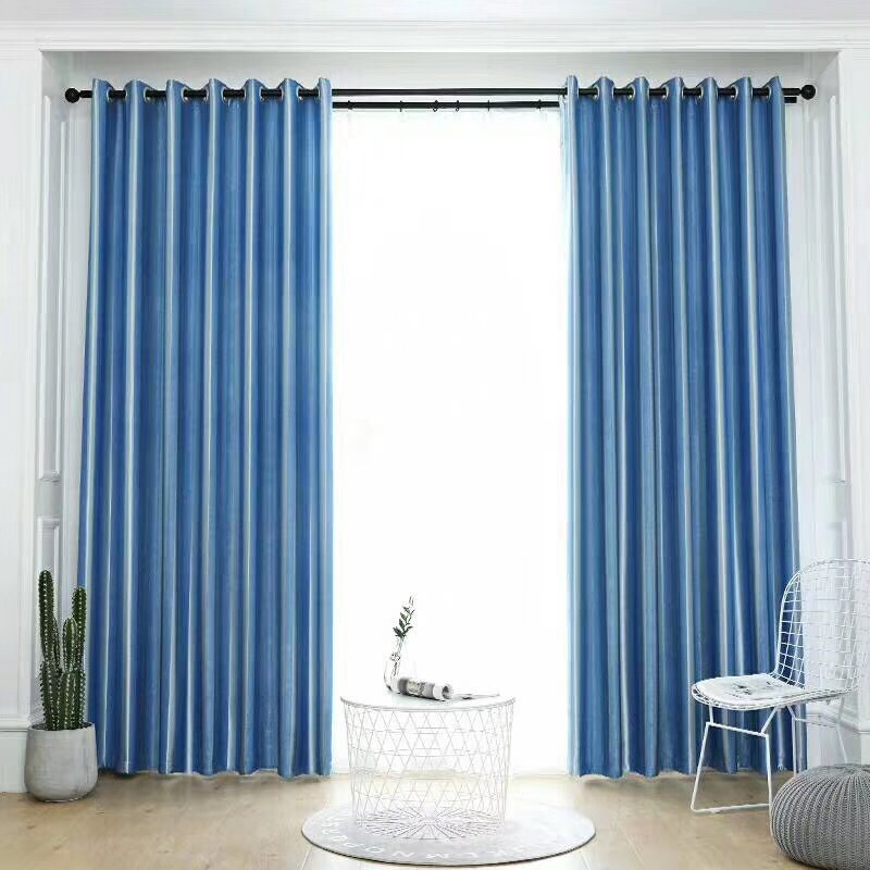 Classic blackout fabric, 3 cm woolen strip, suitable for living rooms, bedrooms, apartments and rental rooms details Picture
