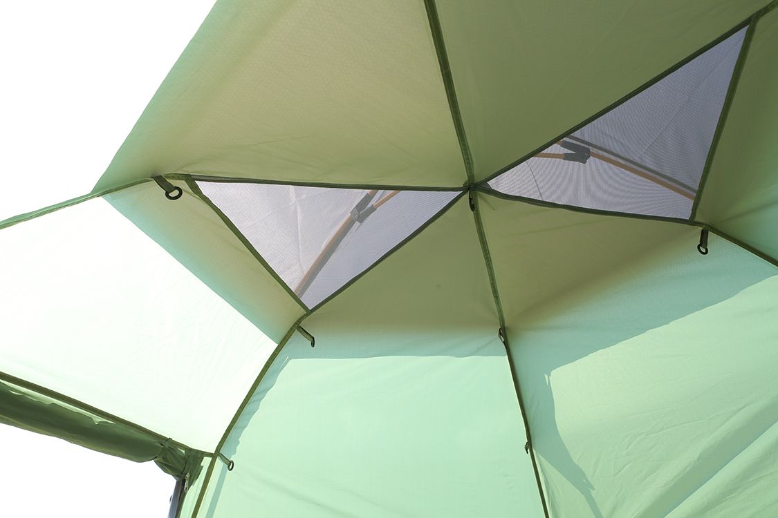 The manufacturer customizes 5-8 large-sized tents, military green picnic and camping tents, rainproof, insect-proof and breathable outdoor tents detail image 9