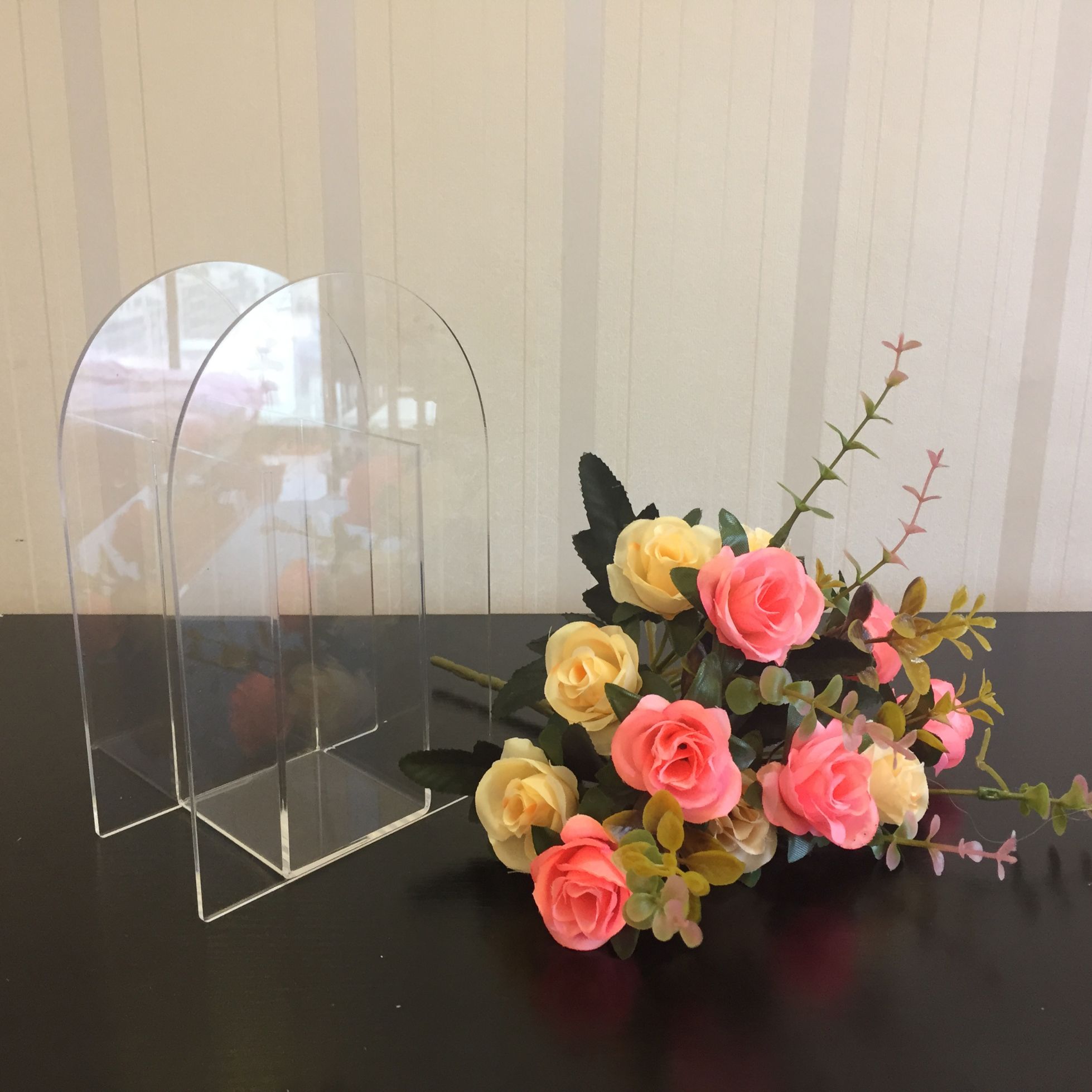 Square Round Transparent Acrylic Flower Box Acrylic Box Yongsheng Flower Box Manufacturers Custom Acrylic Vase Item Picture