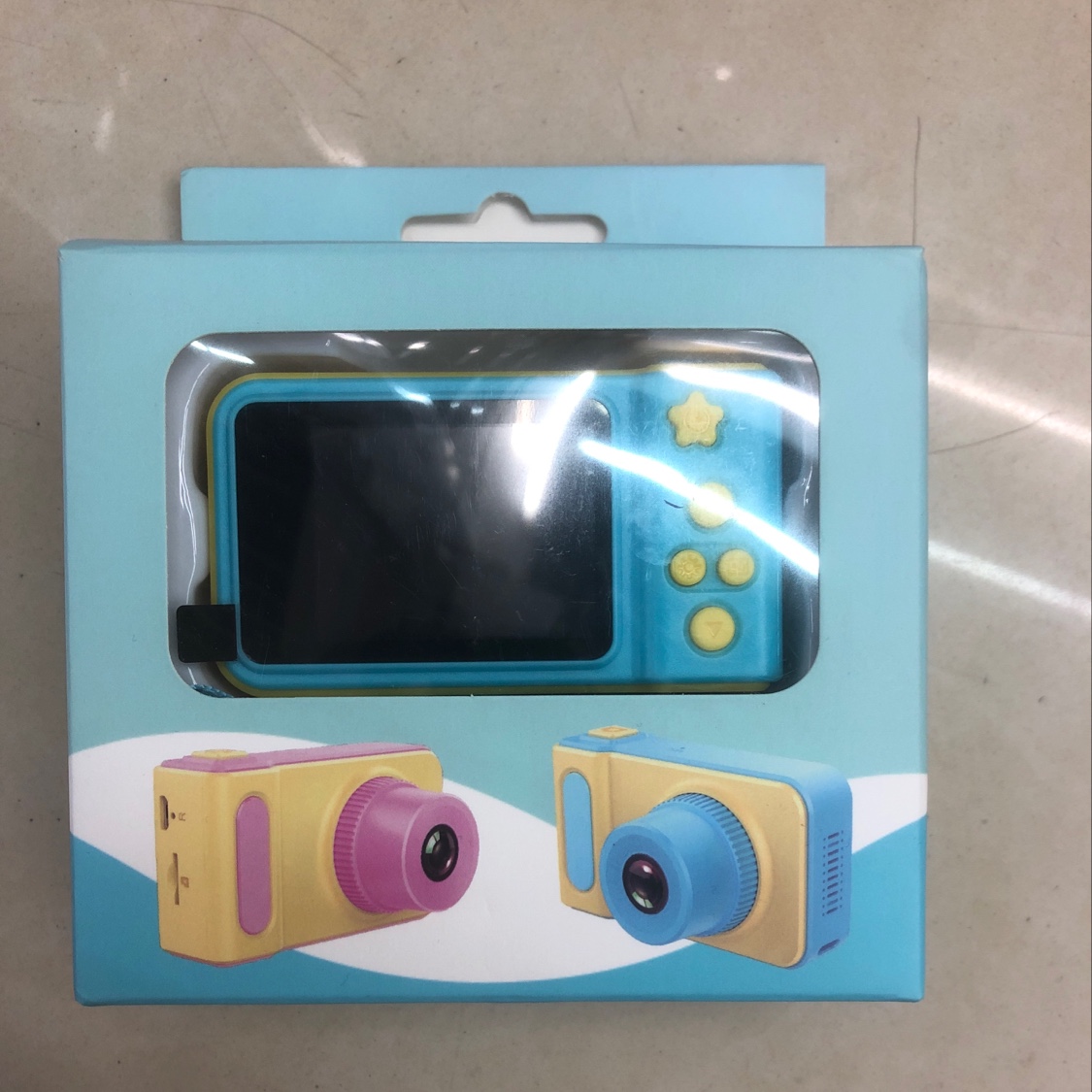 儿童照相机蓝色