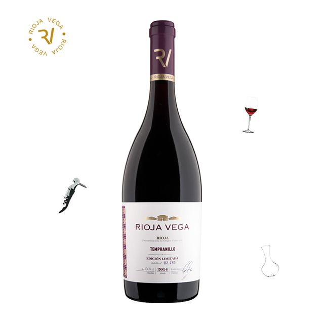 Rio DE Havija limited edition Tempranillo dry red wine imported from Spain in original bottle thumbnail