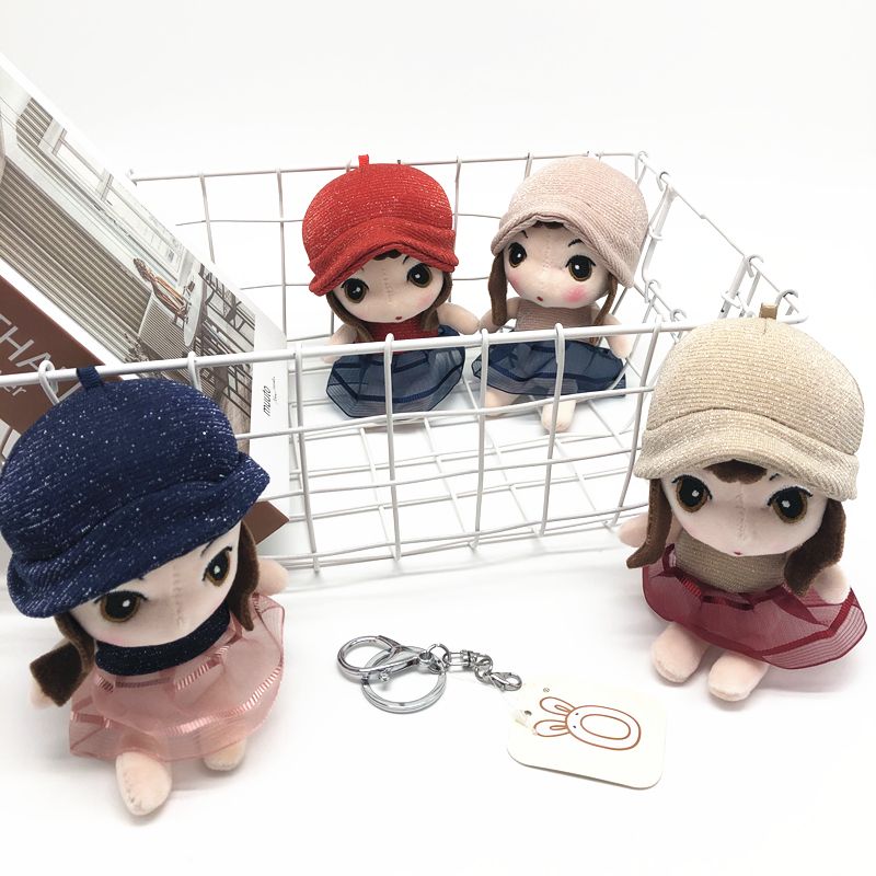 Cute cartoon Fei Fei son fragrance doll stuffed toy key chain little girl pendant for a girl's birthday gift