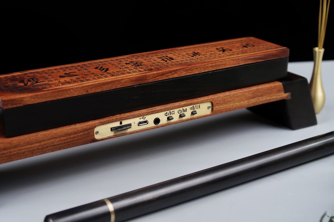 Solid wood music machine, a pure music tea room Zen-inspired decoration Specification image