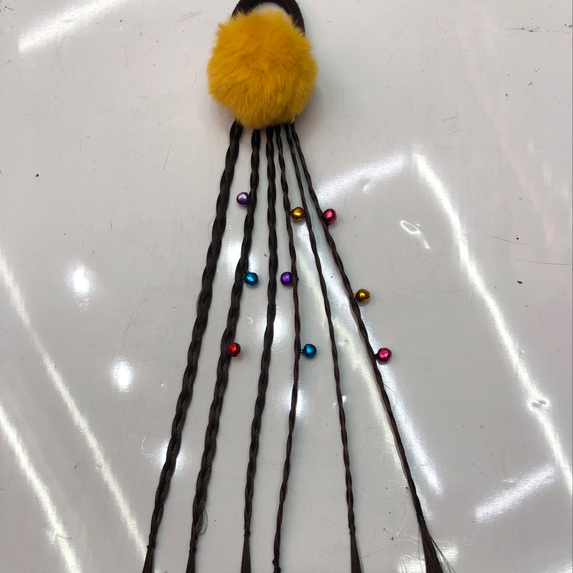Children's false hair plait rabbit hair ball thumbnail