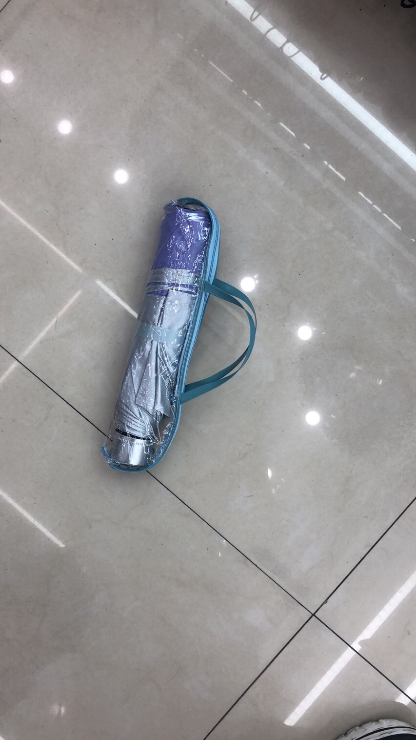 三折银胶伞，广告伞，外贸伞细节图