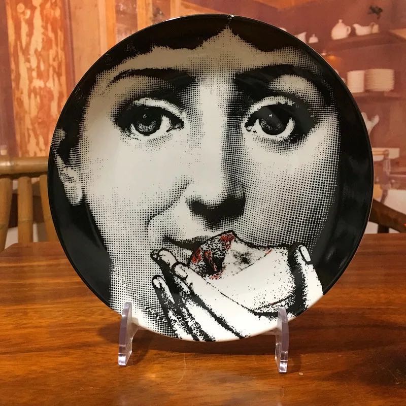 10-inch European-style decorative plate, American-style hanging plate, ceramic art plate, sitting plate, wall decoration plate, jewelry plate, face plate detail image 1