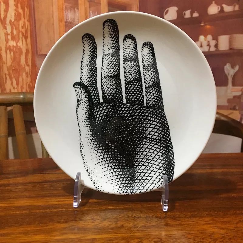 10-inch European-style decorative plate, American-style hanging plate, ceramic art plate, sitting plate, wall decoration plate, jewelry plate, face plate Specification image