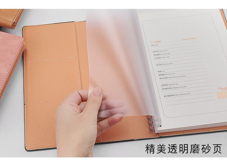 笔记本活页可拆卸定制商务记事本a5简约办公日记本套装礼盒线圈本详情图6