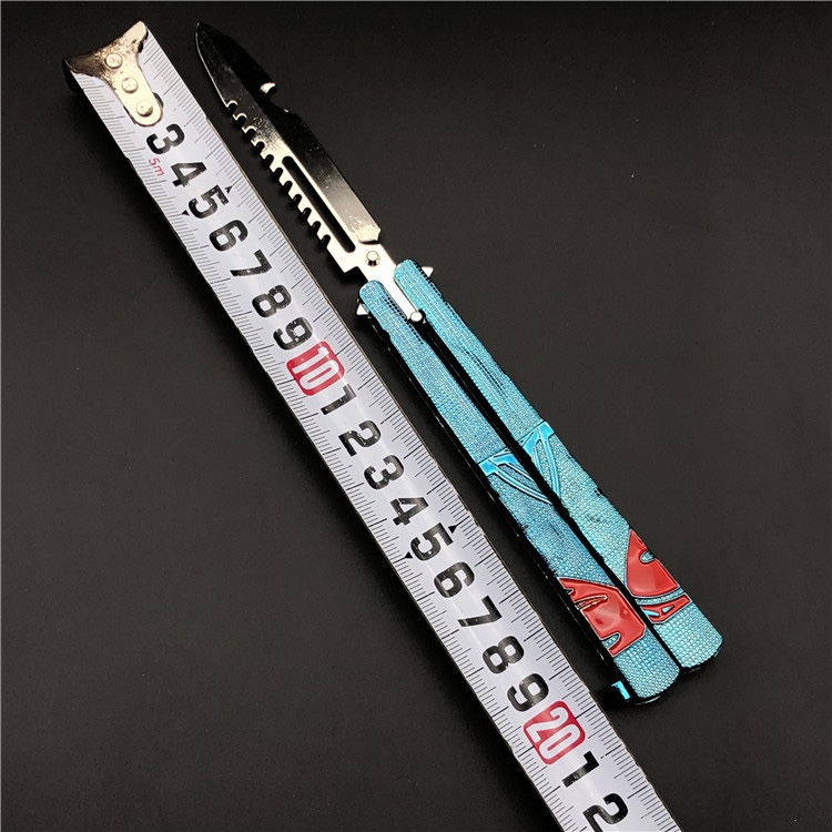 The alloy weapon model of the butterfly blade slicing training tool for the anime peripheral "Naruto One Piece: Demon Slayer" has not been sharpened undefined