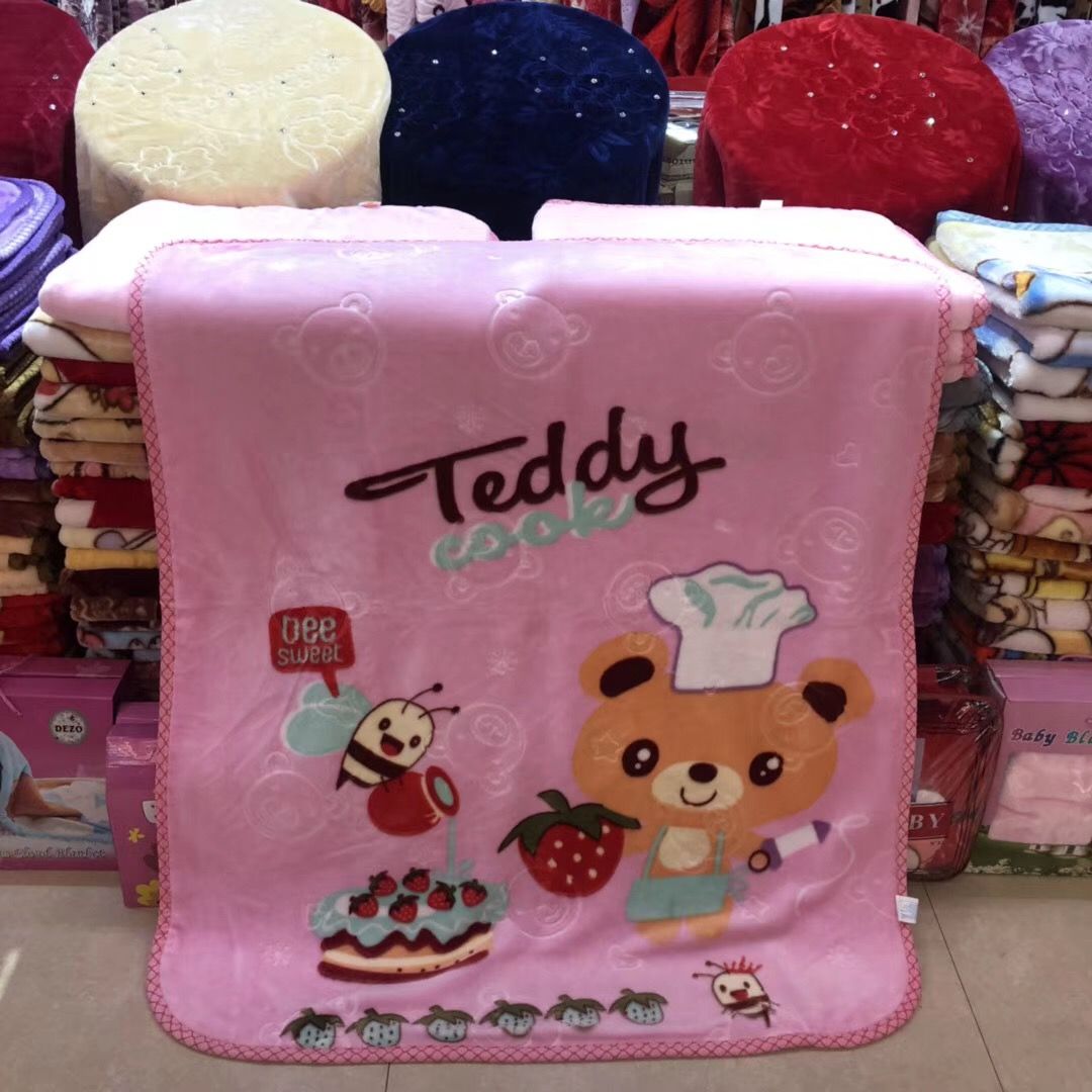 厂家直销童毯毛毯学生毯超柔亲肤盖毯绒毯批发外贸一件代发10详情图1